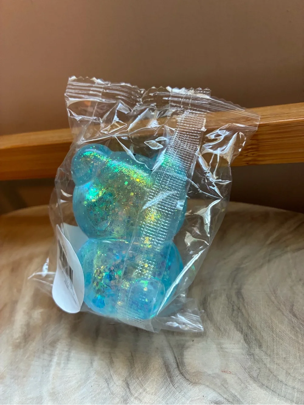 Ulta Sweet Shimmer Blue Glitter Bear Squishy Toy Fidget Squeeze Cute Viral Htf